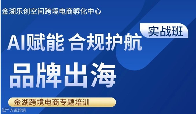 AI赋能 合规护航 品牌出海——金湖跨境电商专题培训