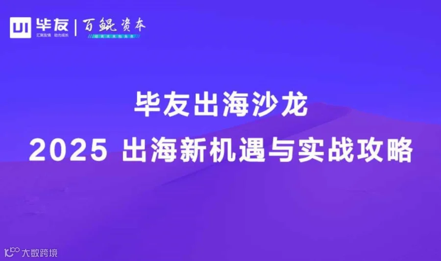 毕友出海沙龙：2025 出海新机遇与实战攻略