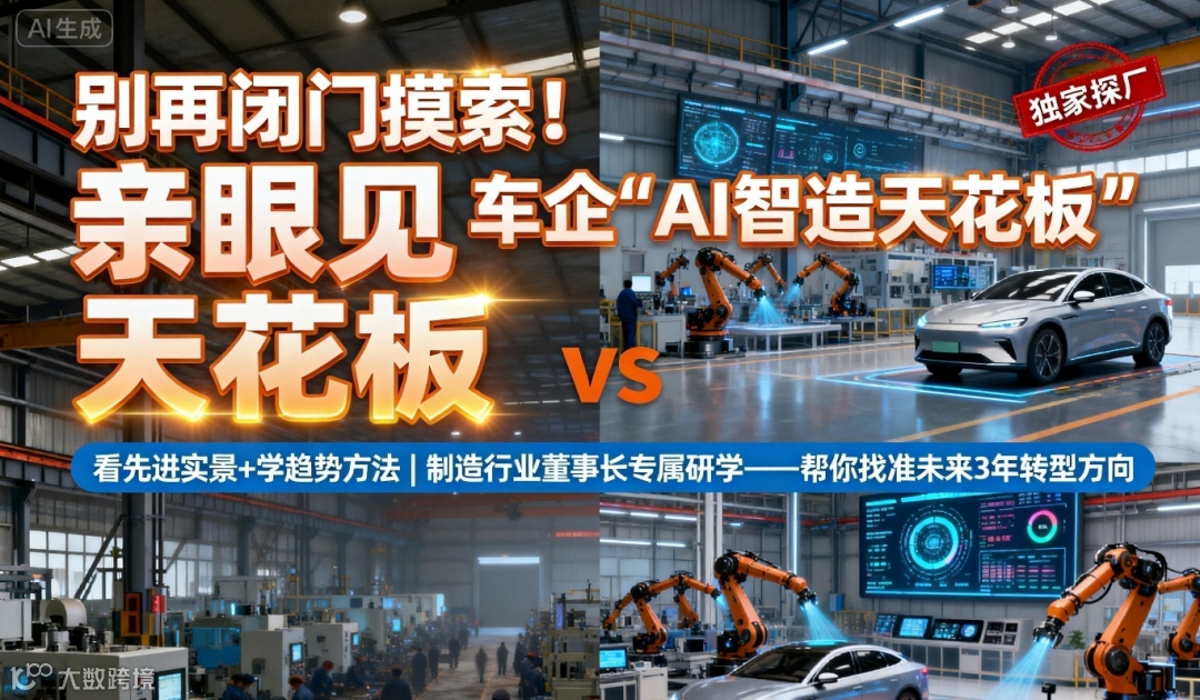 赋智营®AI赋能制造业高端智造研学