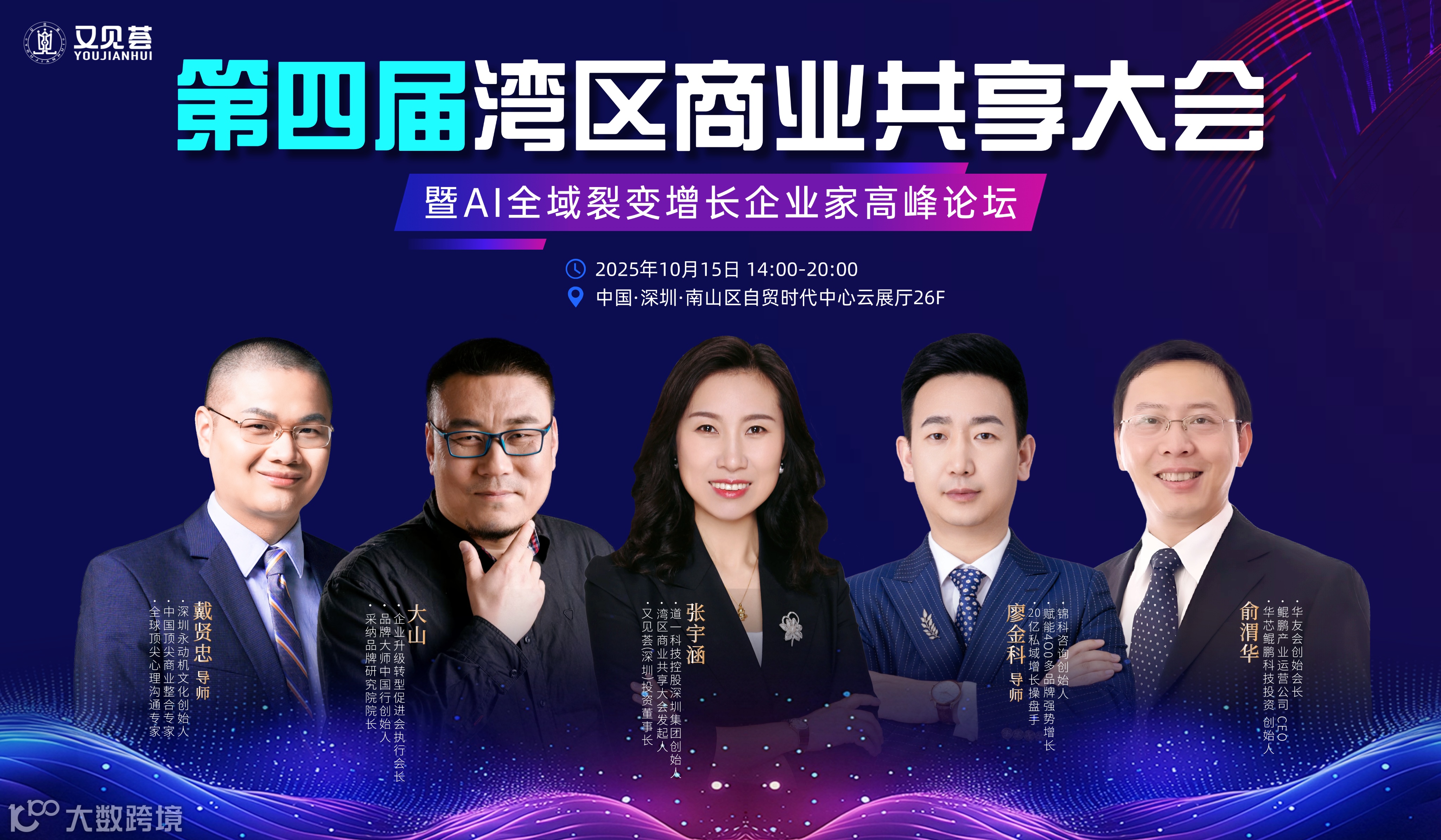 第四届湾区商业共享大会暨AI全域裂变增长企业家高峰论坛