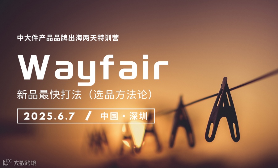 Wayfair新品最快打法私享会（深圳)