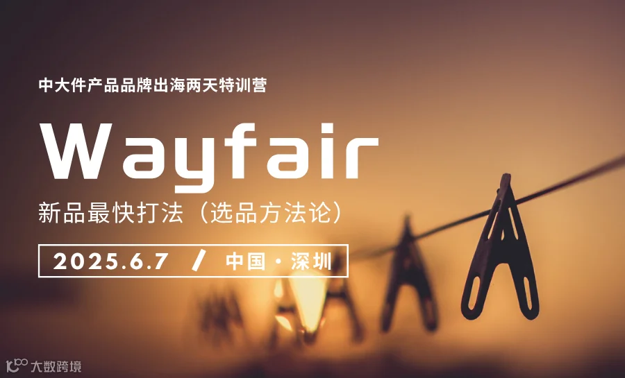 Wayfair新品最快打法私享会（深圳)