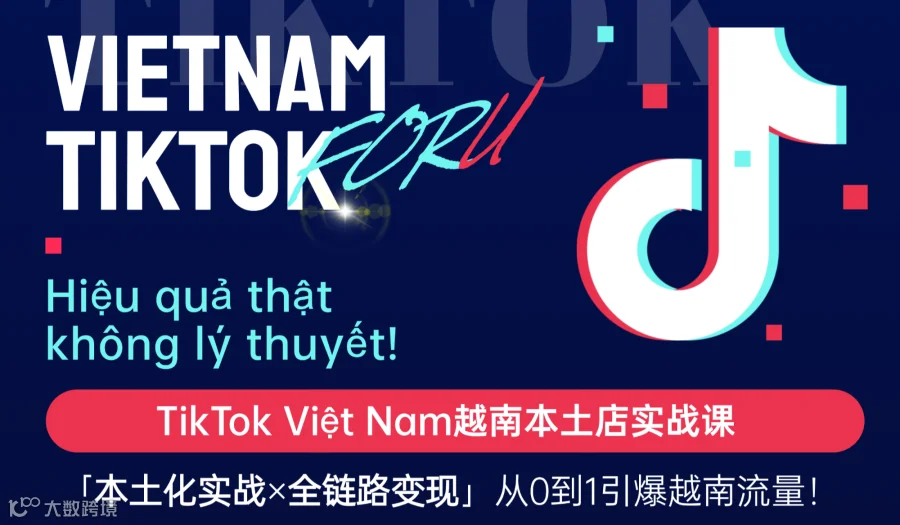 【永嘉企业专享】TikTok越南本土店基础运营课程