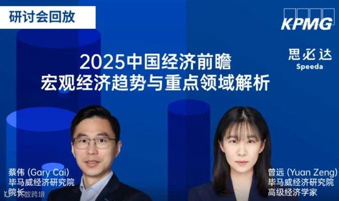 【研讨会回放】毕马威解读 | 2025中国经济前瞻：宏观经济趋势与重点领域解析