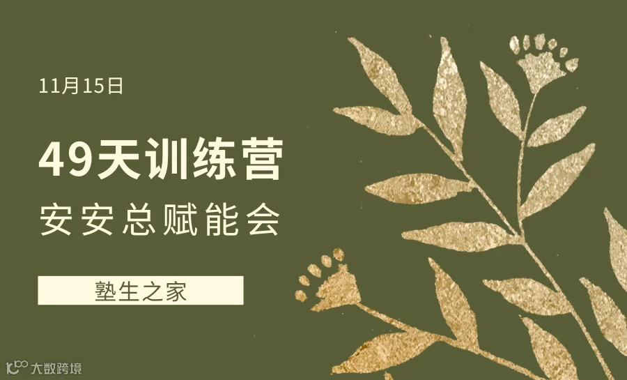 11月15日49天训练营安安总赋能会