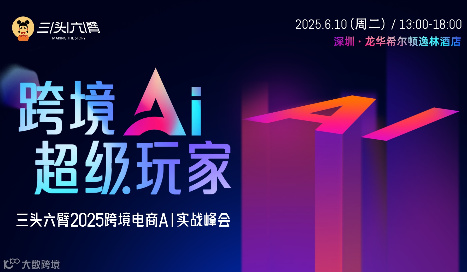 跨境AI超级玩家：三头六臂2025跨境电商AI实战峰会