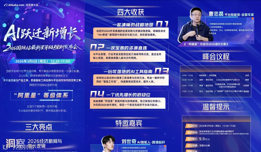 2026国际站最新星等级规则发布会
