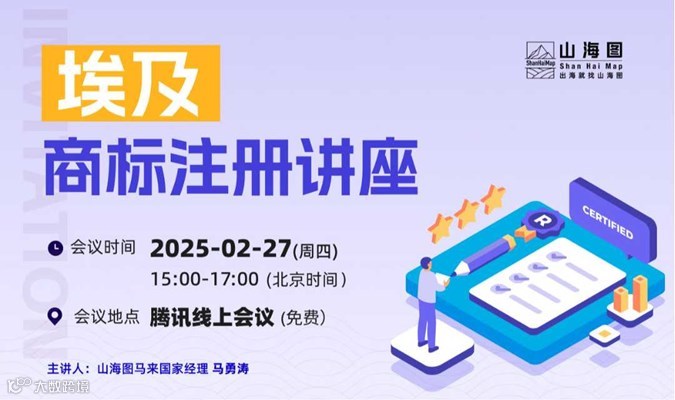 埃及商标注册讲座【出海】