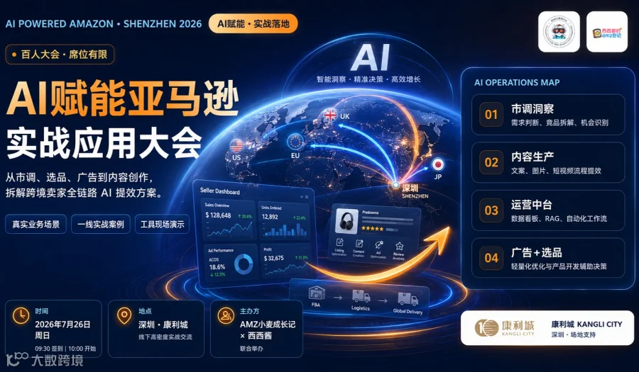 AI赋能亚马逊 ● 实战应用大会