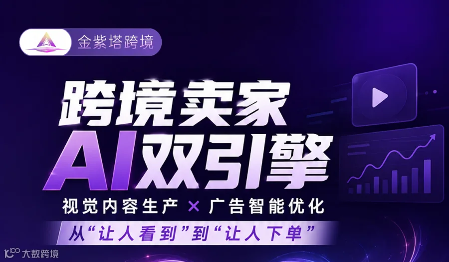 线上直播：跨境卖家AI双引擎 视觉内容生产x广告智能优化
