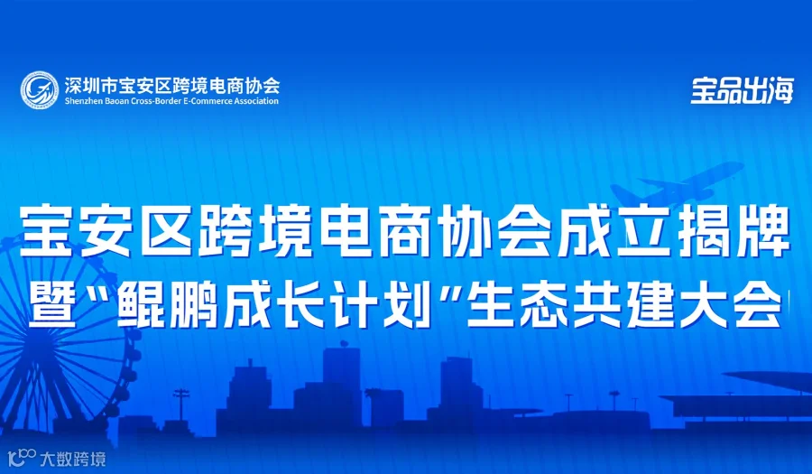 宝安区跨境电商协会成立揭牌暨“鲲鹏成长计划”生态共建大会