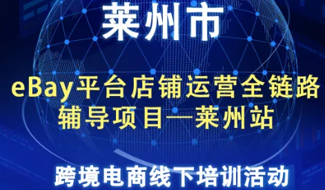 eBay平台店铺运营全链路辅导项目--莱州站