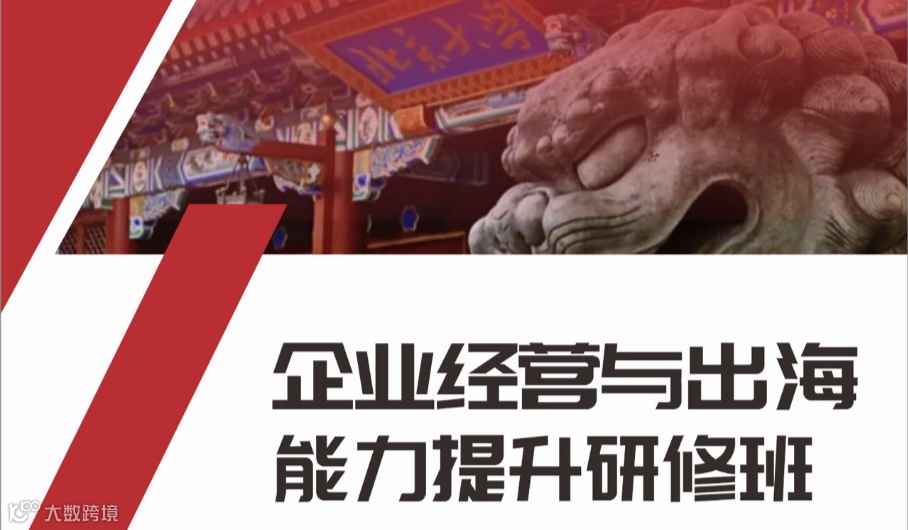 【北京大学企业经营与出海能力提升研修班】
