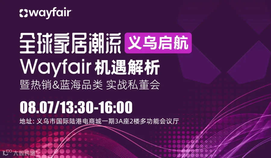 全球家居潮流“义乌启航”Wayfair机遇解析暨热销&蓝海品类 实战私董会