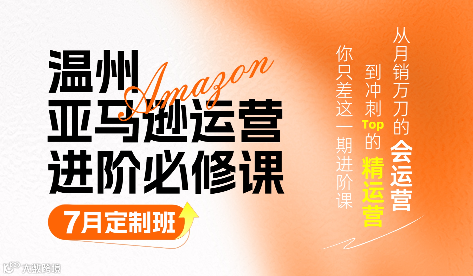 亚马逊平台精细化运营进阶班
