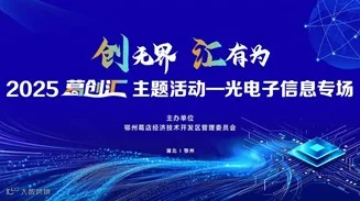 2025“葛创汇”首场路演——光电子信息专场活动