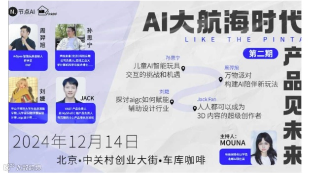 AI大航海时代系列活动（二）|产品见未来