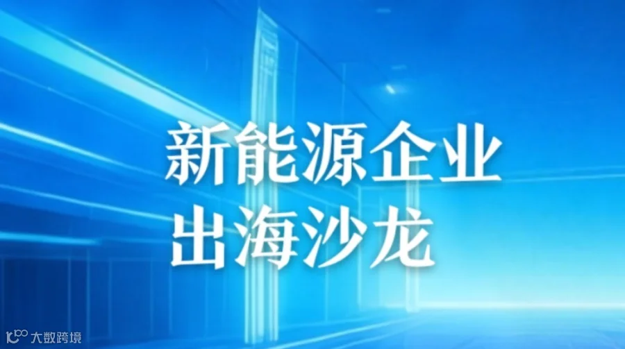 新能源企业出海沙龙
