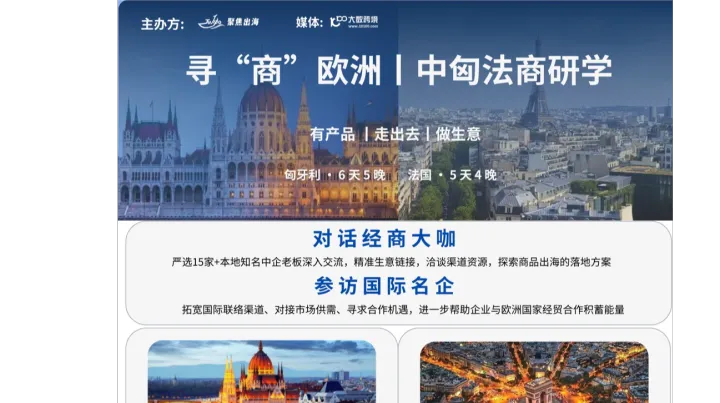 寻“商”欧洲 中匈法商研学