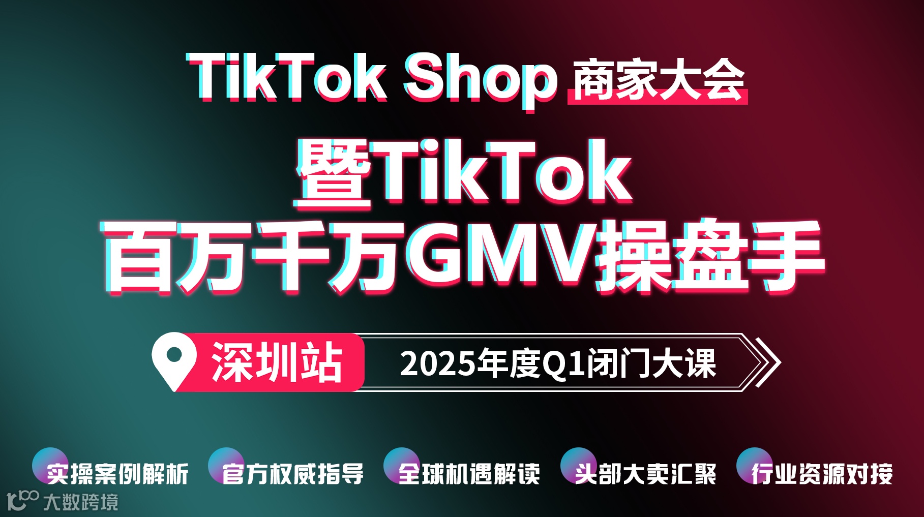 TikTok Shop 商家大会暨TikTok百万干万GMV操盘手