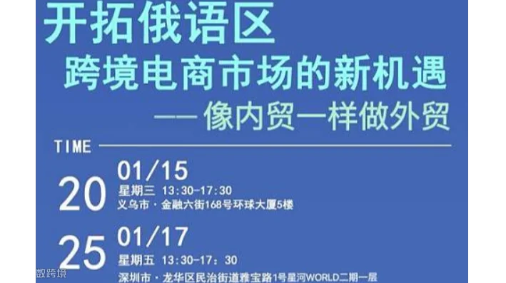 开拓俄语区 跨境电商市场的新机遇 ——像内贸一样做外贸