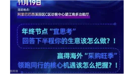 11月19号杭州外贸峰会