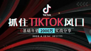 抓住TikTok风口:0基础年销2000万实战分享