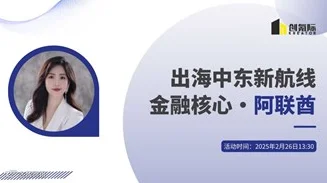 【出海投资洞察】时代浪潮里的金融核心 - 出海中东新航线 · 阿联酋