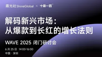 解码新兴市场:从爆款到长红的增长法则|WAVE 2025 闭门会