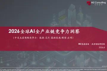 2026全球AI全产业链竞争力洞察白皮书