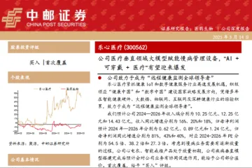 乐心医疗-公司研究报告-公司医疗垂直领域大模型赋能慢病管理设备AI可穿戴医疗有望迎来爆发-25031425页