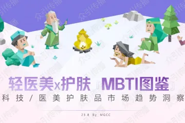 众引传播：2023轻医美护肤MBTI图鉴-科技护肤市场洞察报告