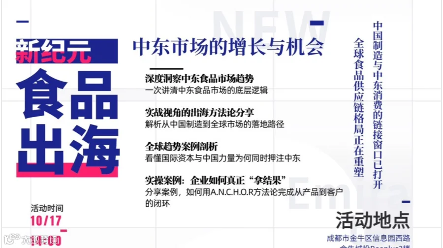 中东市场的增长与机会新纪元：食品出海