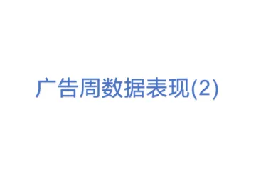 广告周数据表现(2)
