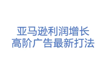 亚马逊利润增长，高阶广告最新打法(3)