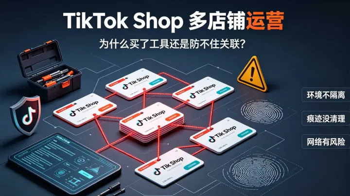 TikTok Shop 多店铺，为什么买了工具还是防不住关联？