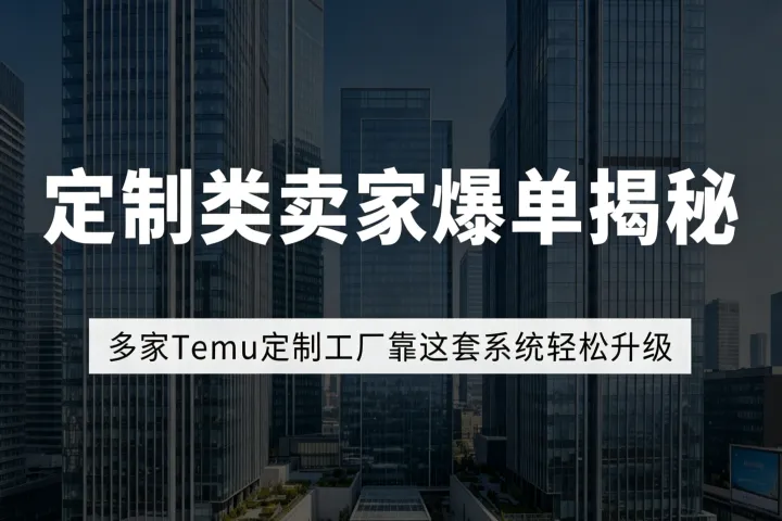 有订单却不赚钱？Temu定制卖家的利润都损耗在哪了？