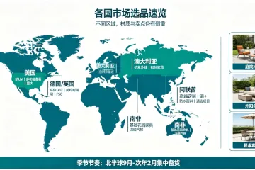 各国户外家具市场：趋势、进出口洞察｜主流外贸平台分布及出海注意事项