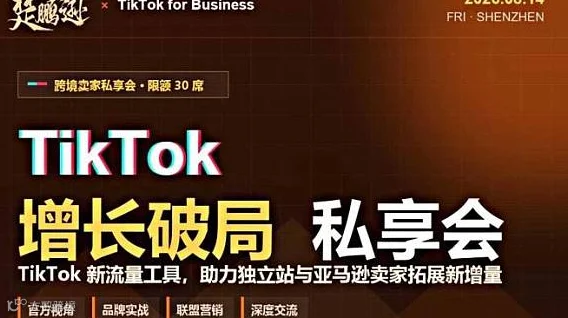 楚鹏逊🔥TikTok增长破局●高端私享会