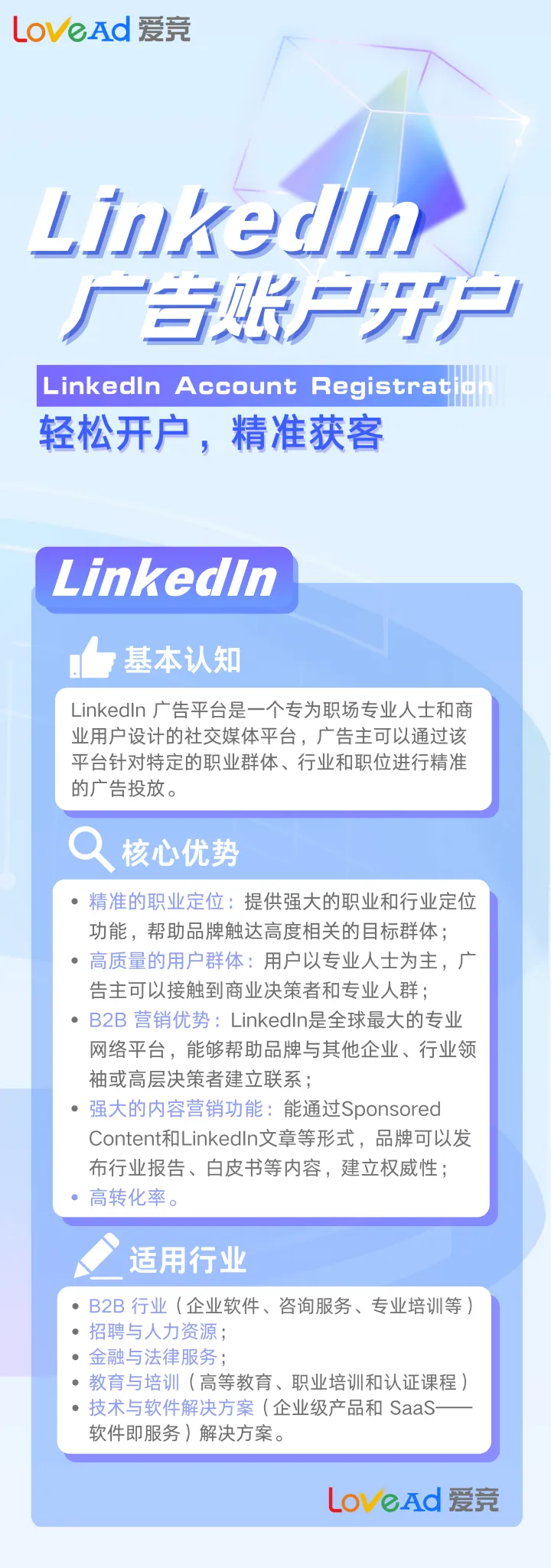 LinkedIn广告账户开户
