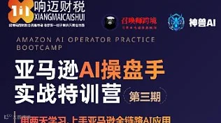 亚马逊AI操盘手实战特训营 第三期