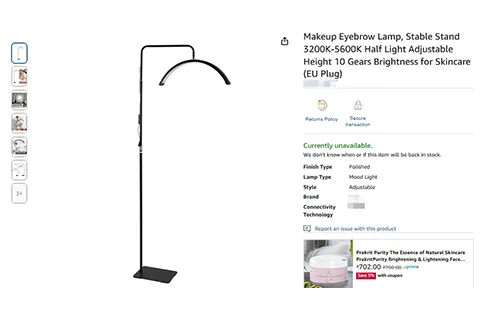 25-cv-01326，警惕！Cosmoglo美容灯全方位知识产权保护，已发起TRO