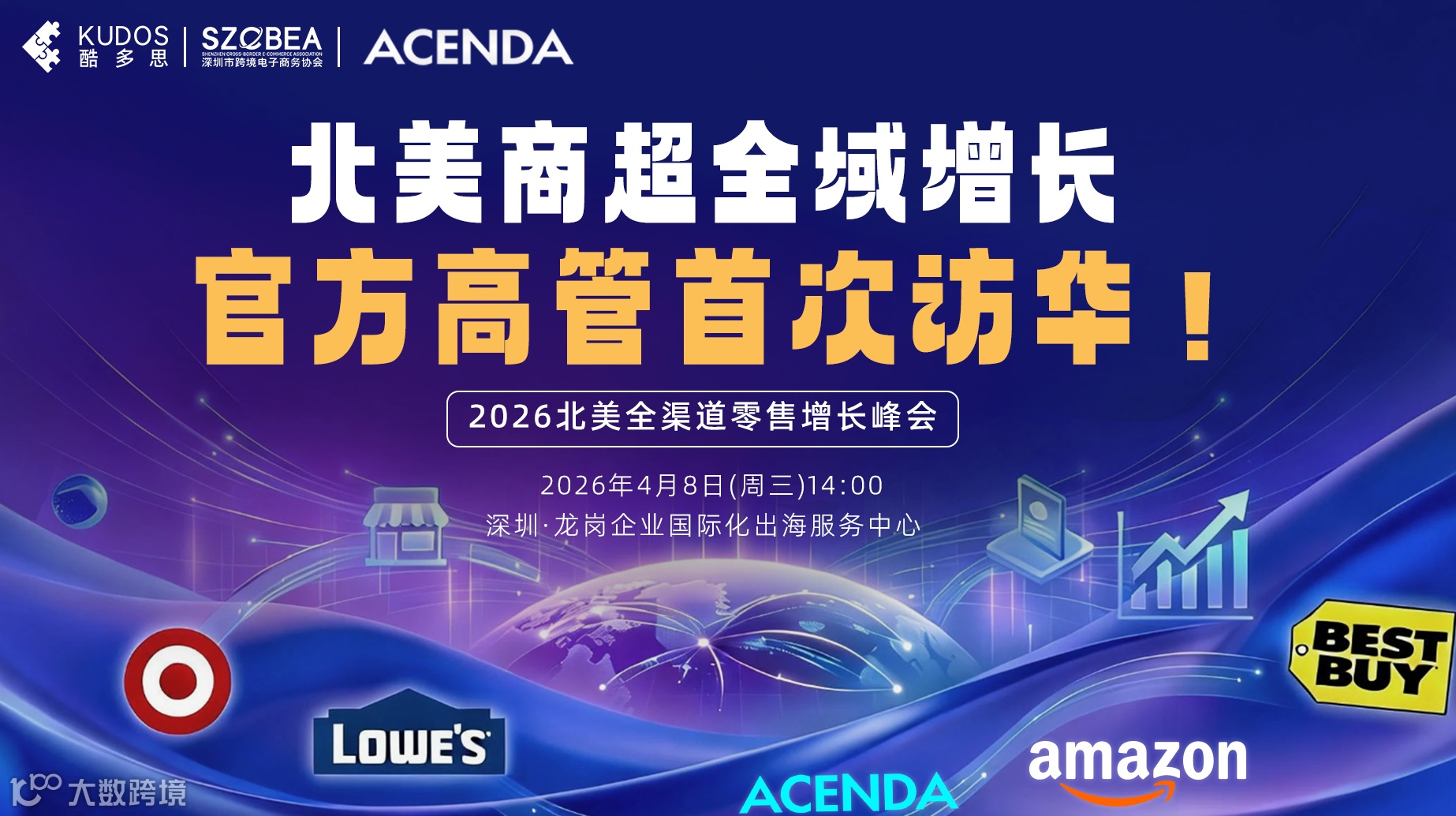北美商超全域增长 | 零售渠道高管首次访华！2026北美全渠道零售增长峰会