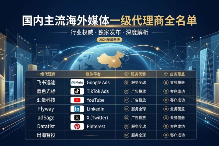 2026中国出海广告代理商全景图谱：跨媒体开户与选代深度分析
