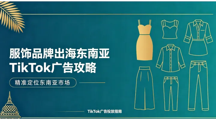 服饰品牌出海东南亚：TikTok广告精准投放与爆单实战指南