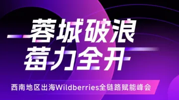 蓉城破浪 莓力全开-俄罗斯电商平台Wildberries出海全链路赋能峰会-成都站