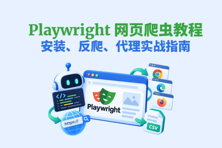 Playwright 网页爬虫教程：从安装到反爬与代理配置实战指南