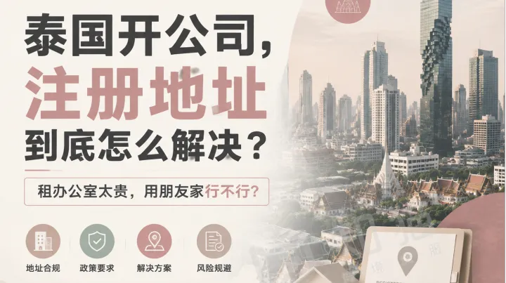 泰国开公司，注册地址到底怎么解决？租办公室太贵，用朋友家行不行？