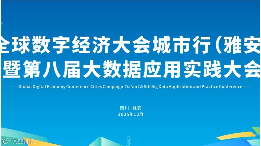 全球数字经济大会城市行（雅安）暨第八届大数据应用实践大会