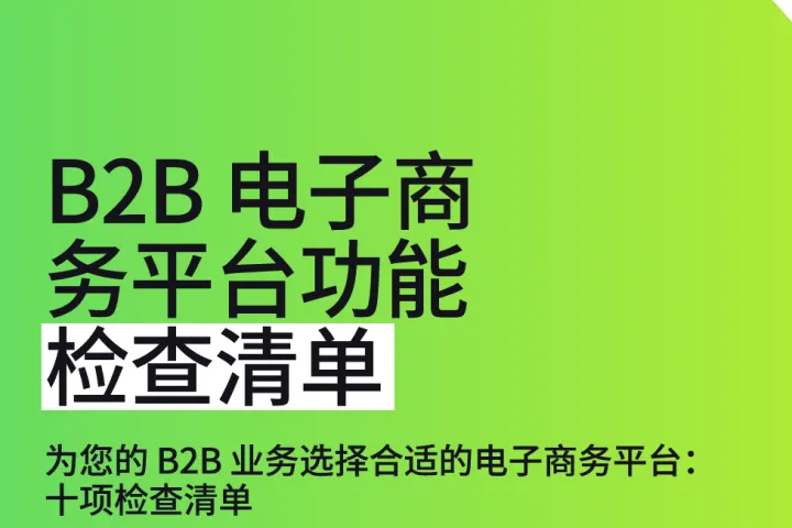 Shopify2023年B2B电子商务平台<em>功能</em>检查清单
